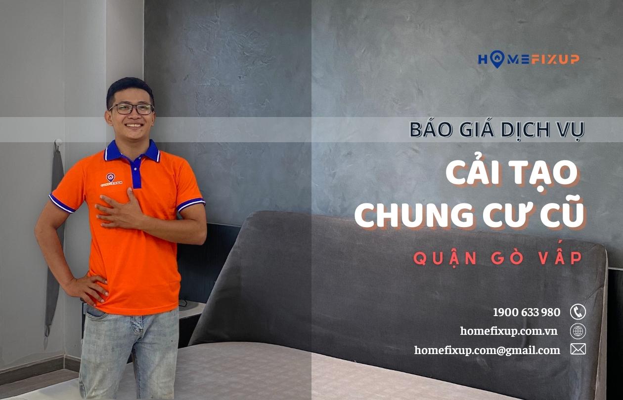 Báo giá dịch vụ cải tạo chung cư cũ Gò Vấp 2023