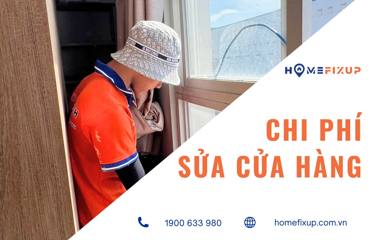 Báo giá chi phí sửa cửa hàng cập nhật mới nhất 2024