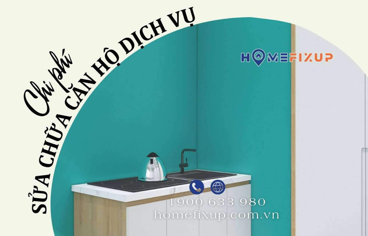 Bật mí chi phí sửa chữa căn hộ dịch vụ